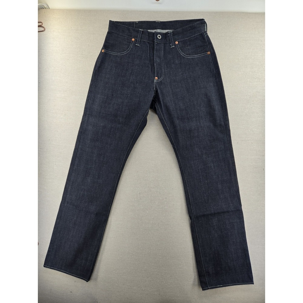 Baird Jeans Mens Fits 29.5x31" Selvedge Raw Denim Blue Deadstock
